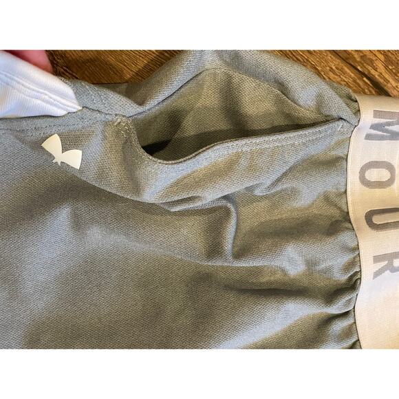 Under Armour ladies Play up 3.0 Gym Short  XS gray/white pockets - Picture 8 of 11